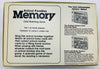 Memory Animal Families Game - 1980 - Milton Bradley - Great Condition