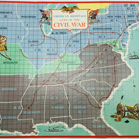 Battle Cry Civil War Game - 1961 - Milton Bradley - Great Condition