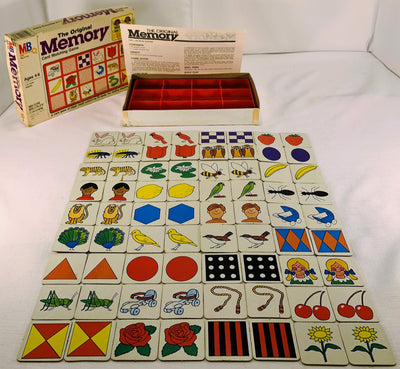 Memory Game - 1980 - Milton Bradley - Very Good Condition