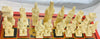 Chess Set 23" x 23" x 3" - Vintage - Hand Carved - Great Condition