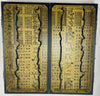 Chess Set 23" x 23" x 3" - Vintage - Hand Carved - Great Condition