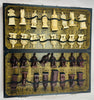 Chess Set 23" x 23" x 3" - Vintage - Hand Carved - Great Condition