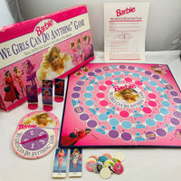 Barbie: We Girls Can Do Anything Game - 1991 - Golden - Great Condition