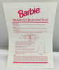 Barbie: We Girls Can Do Anything Game - 1991 - Golden - Great Condition