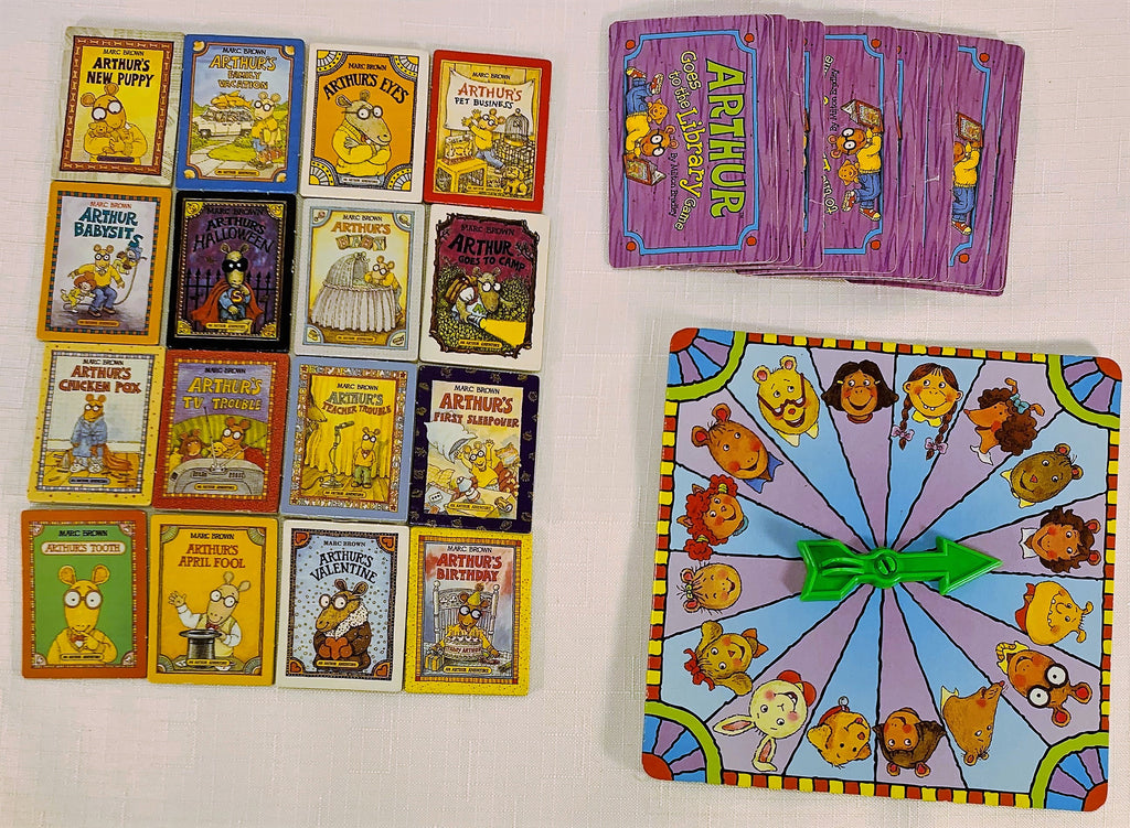 Arthur Goes to the Library Game 1996 Milton Bradley Great Condit