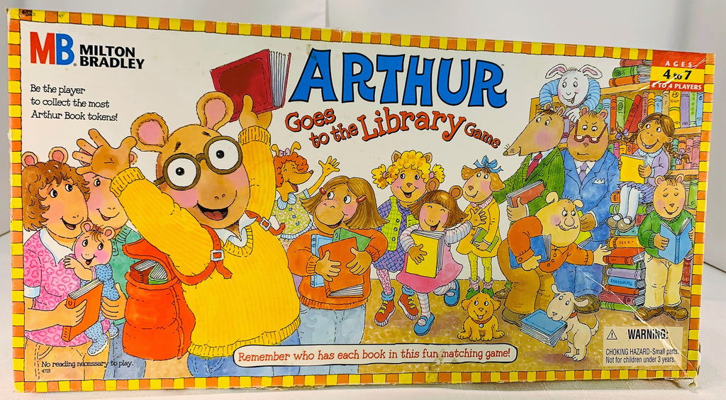 Arthur Goes to the Library Game - 1996 - Milton Bradley - Great Condition