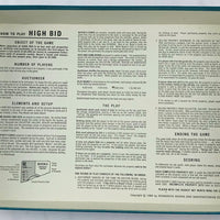 High Bid Game - 1965 - 3M - Great Condition