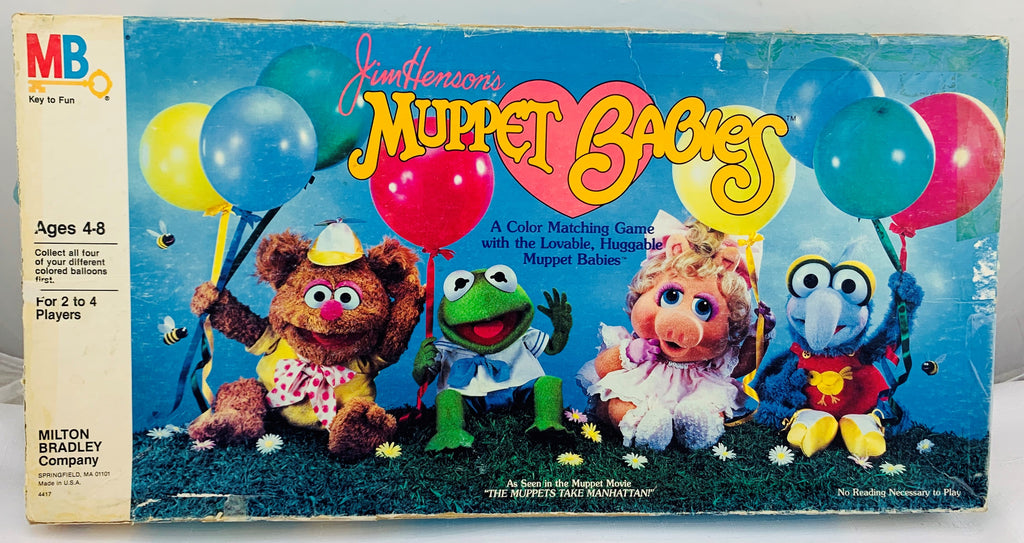 Muppet Babies Game - 1984 - Milton Bradley - Good Condition