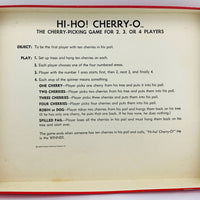 Hi Ho Cherry O Deluxe Game - 1960 - Whitman - Great Condition