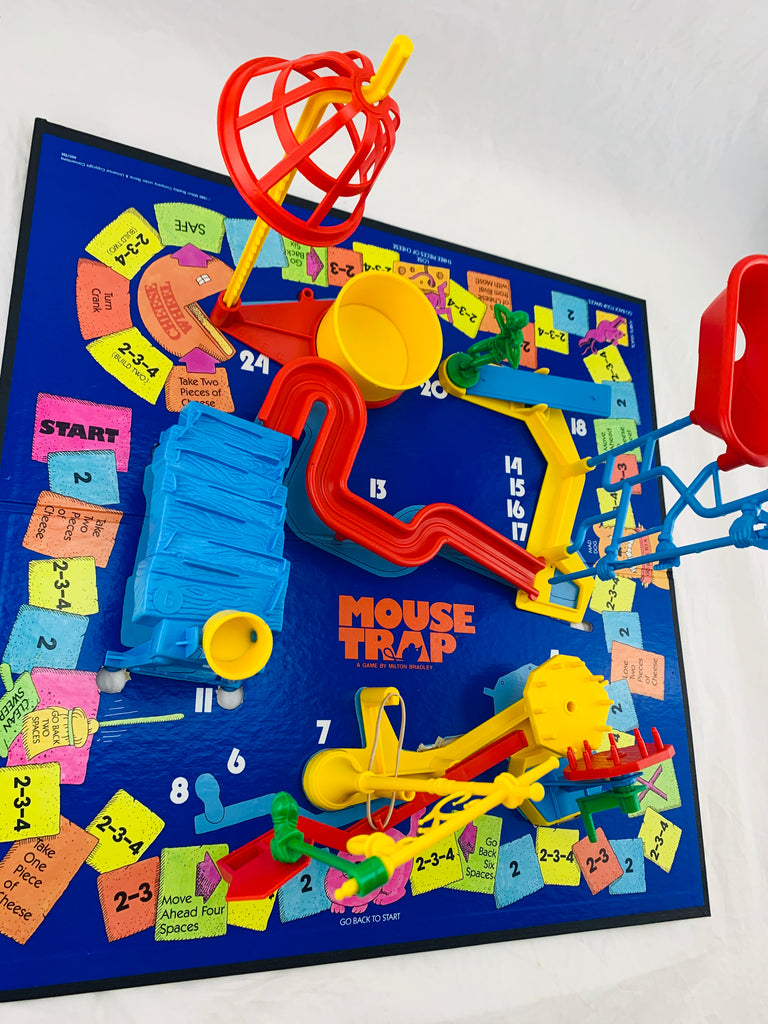 Vintage 1986 Mouse Trap Game by Milton Bradley Complete and