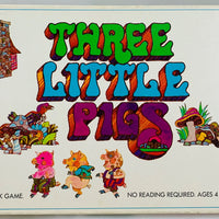 Three Little Pigs Game - 1971 - Selchow & Righter - Great Condition