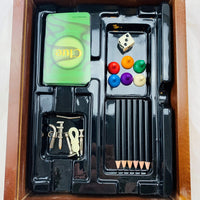 Clue Wood Bookshelf Game - 2005 - Parker Brothers - Great Condition