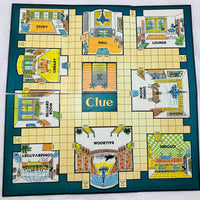 Clue Wood Bookshelf Game - 2005 - Parker Brothers - Great Condition