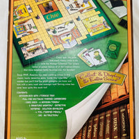 Clue Wood Bookshelf Game - 2005 - Parker Brothers - Great Condition