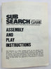 Sub Search Game - 1973 - Milton Bradley - Great Condition
