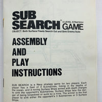 Sub Search Game - 1973 - Milton Bradley - Great Condition