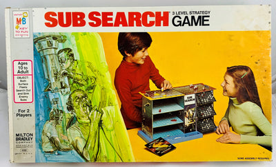 Sub Search Game - 1973 - Milton Bradley - Great Condition