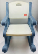 Little Tikes White and Blue Rocking Chair -  Great Condition