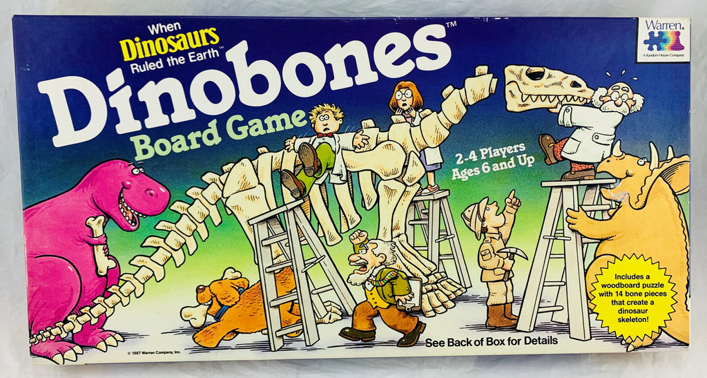 Dinobones Game - 1987 - Warren - Great Condition