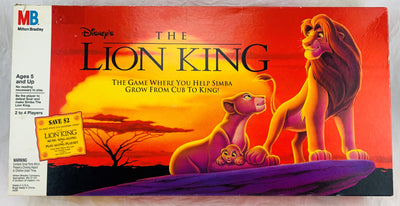 Lion King Adventure Game - 1993 - Milton Bradley - Good Condition