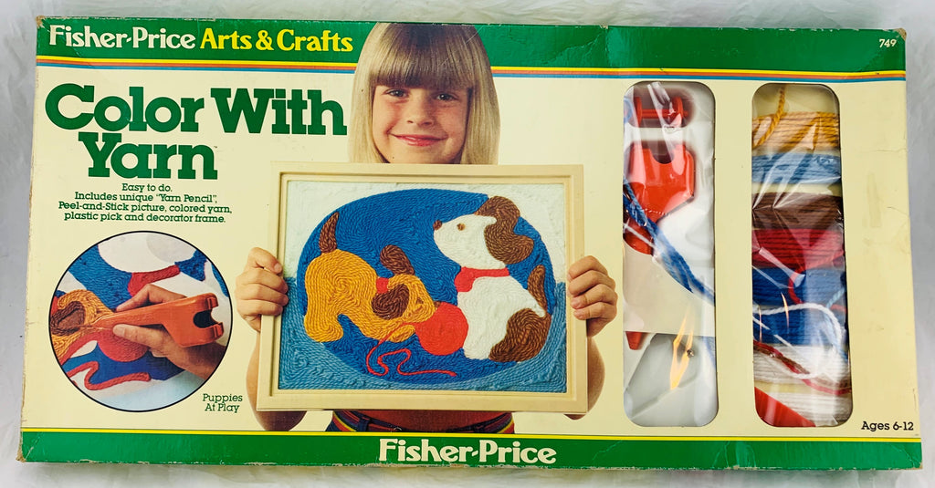Fisher Price Color With Yarn - 1980 - New