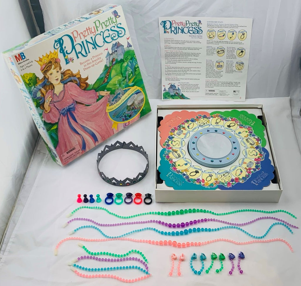 Pretty Pretty Princess Game - 1995 - Milton Bradley - Great Condition
