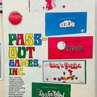 Pass Out Game - 1971 - Frank Bresee - Great Condition