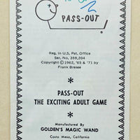 Pass Out Game - 1971 - Frank Bresee - Great Condition