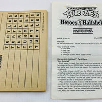 Teenage Mutant Ninja Turtles Heroes in a Halfshell Card Game - 1990 - International Inc. - Great Condition