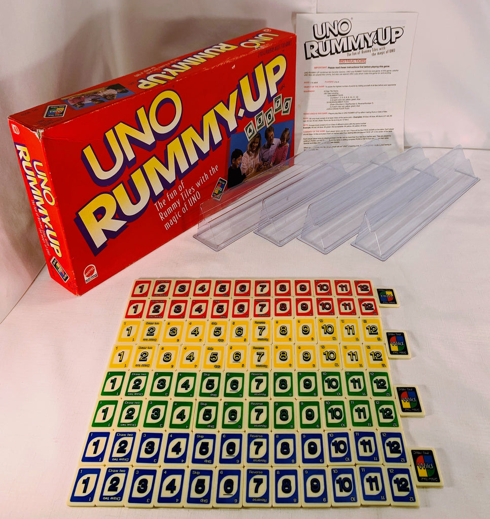 Uono Rummy Uno Rummy Up Game - 1993 - Mattel - Great Condition | Mandi's Attic Toys