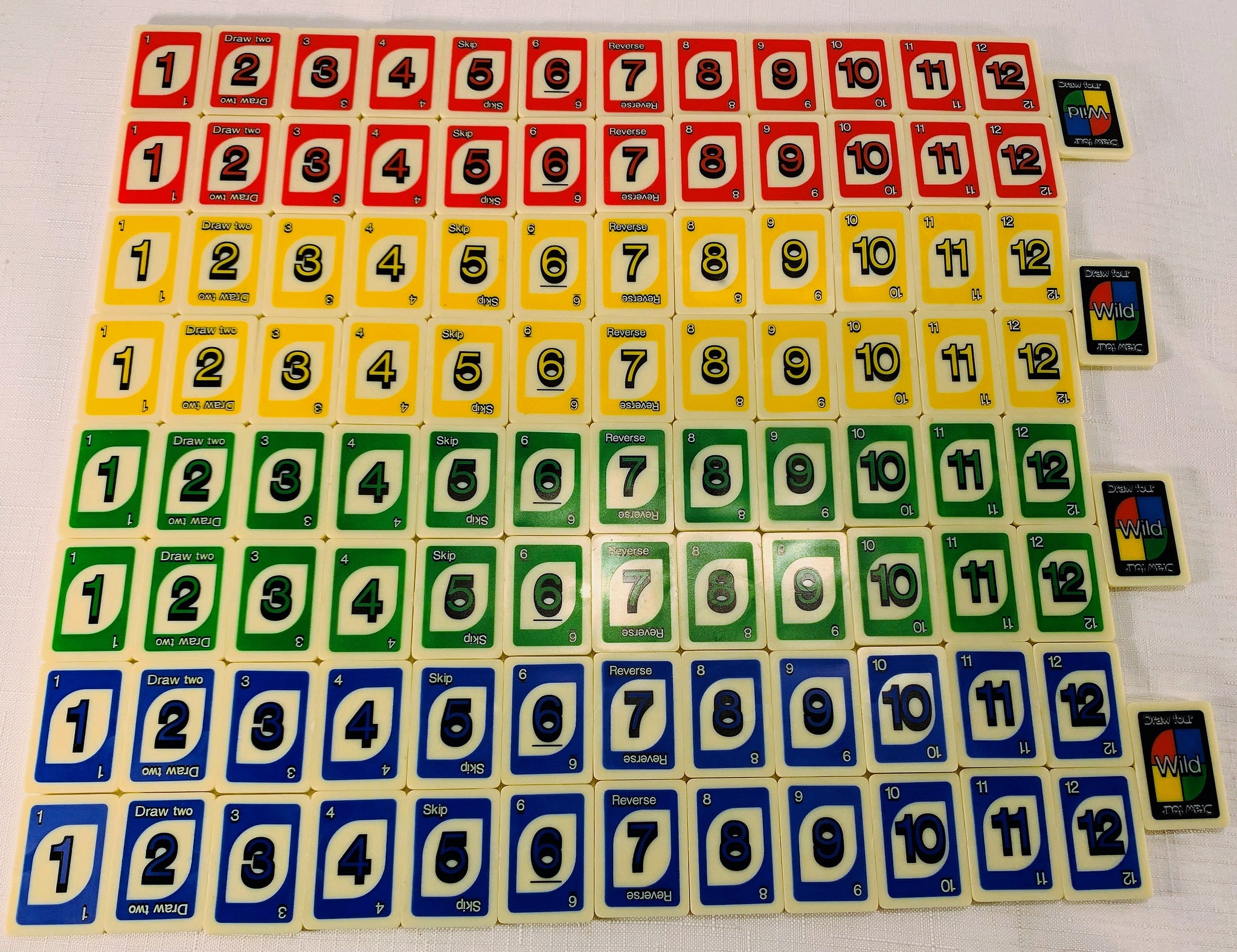 Uno Rummy Up Game 1993 Mattel Great Condition Mandi's Attic Toys