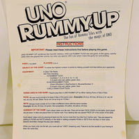 Uno Rummy Up Game - 1993 - Mattel - Great Condition
