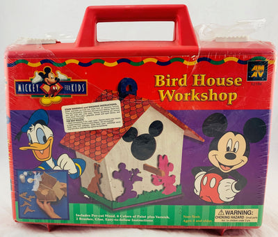 Mickey Mouse Bird House Workshop - 1995 - Disney - New