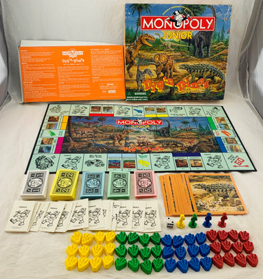 Monopoly Junior Dig'n Dinos - 1998 - Parker Brothers - Great Condition