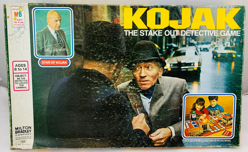 Kojak Detective Game - 1975 - Milton Bradley - Great Condition