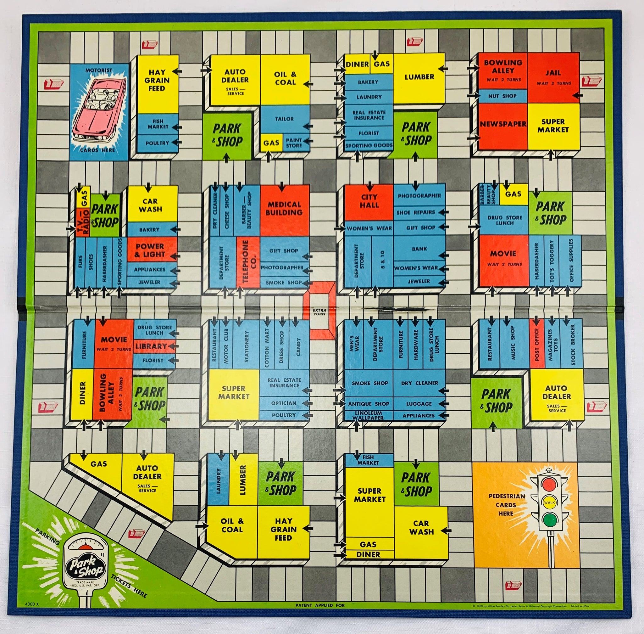 Park And Shop Game 1960 Milton Bradley Great Condition Mandi s
