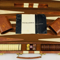 Backgammon Game 18" x 12" - Complete - Great Condition