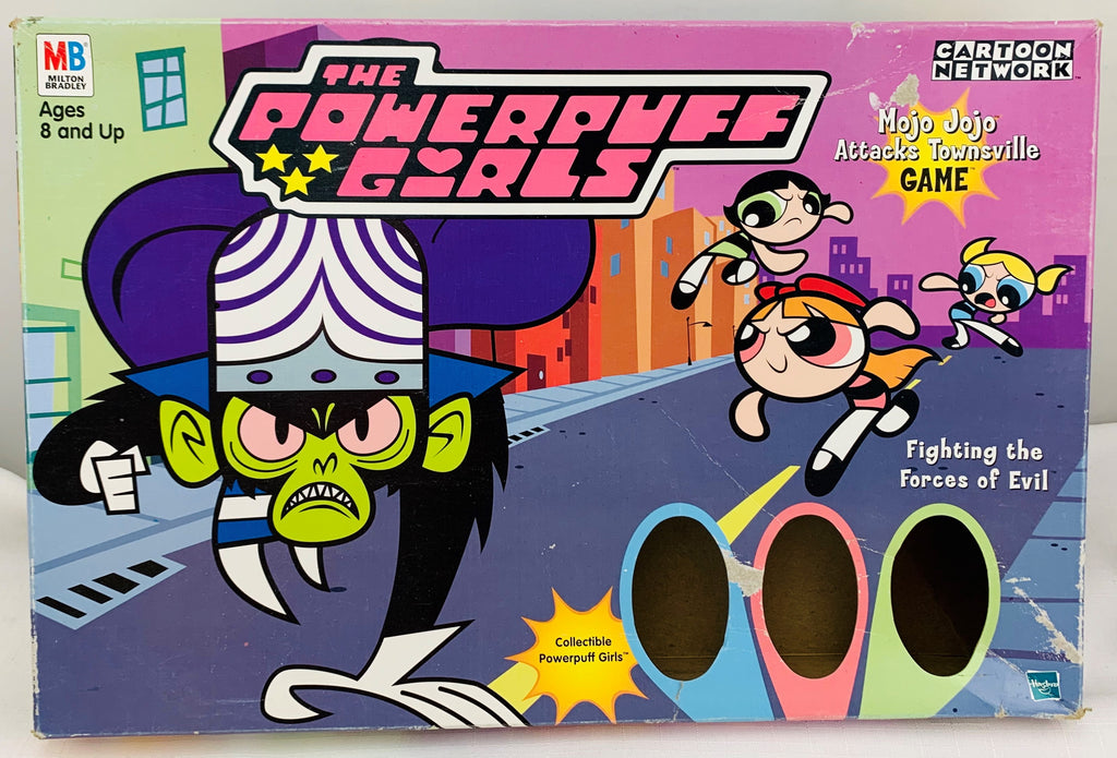 Powerpuff Girls: Mojo Jojo Attacks Townsville Game - 2000 - Milton Bradley - Great Condition