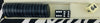 Backgammon Game 14.75" x 9.5" - Zebra Black and White - Complete - Great Condition