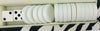 Backgammon Game 14.75" x 9.5" - Zebra Black and White - Complete - Great Condition