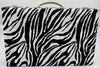 Backgammon Game 14.75" x 9.5" - Zebra Black and White - Complete - Great Condition