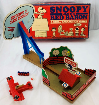 Snoopy and the Red Baron - 1970 - Milton Bradley - Good Condition