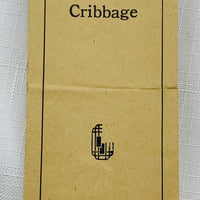 Cribbage Game - Very Good Condition
