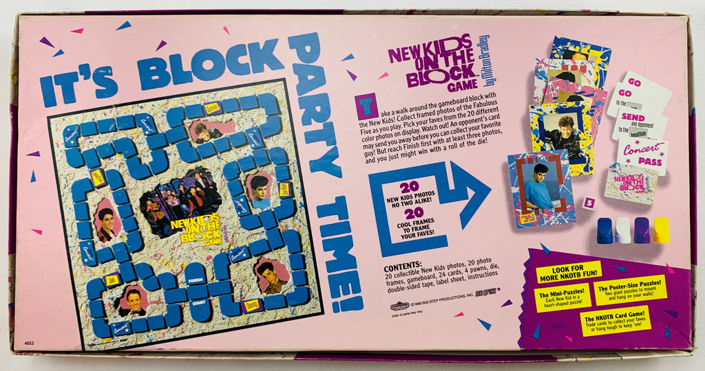 New Kids On The Block Game - 1990 - Milton Bradley - Great Condition