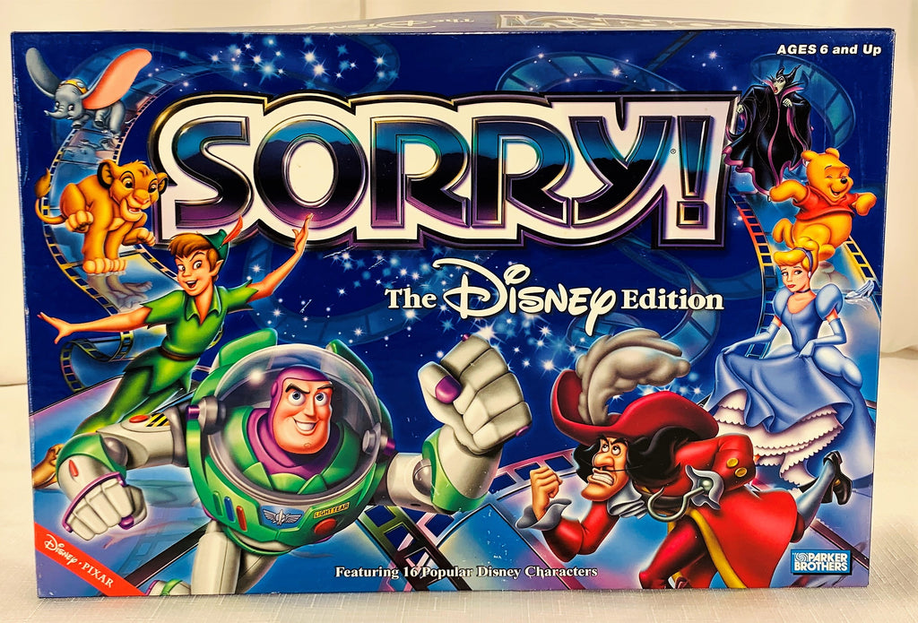 Sorry! The Disney Edition - 2001- Parker Brothers - Great Condition
