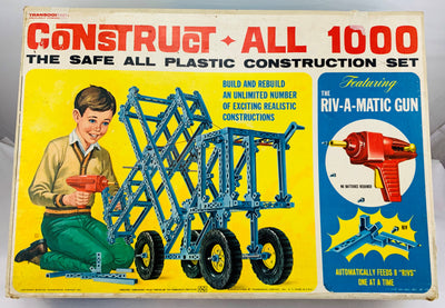 Construct All 1000 Piece Set - 1966 - Transogram - Good Condition