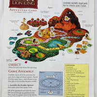Lion King Adventure Game - 2003 - Milton Bradley - Great Condition