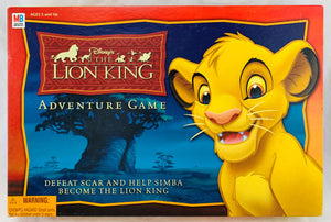 Vintage The Lion King Adventure Board Game Complete Milton 