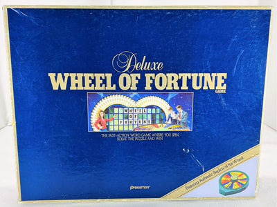 Wheel of Fortune Deluxe Game - 1986 - Pressman - Great Condition