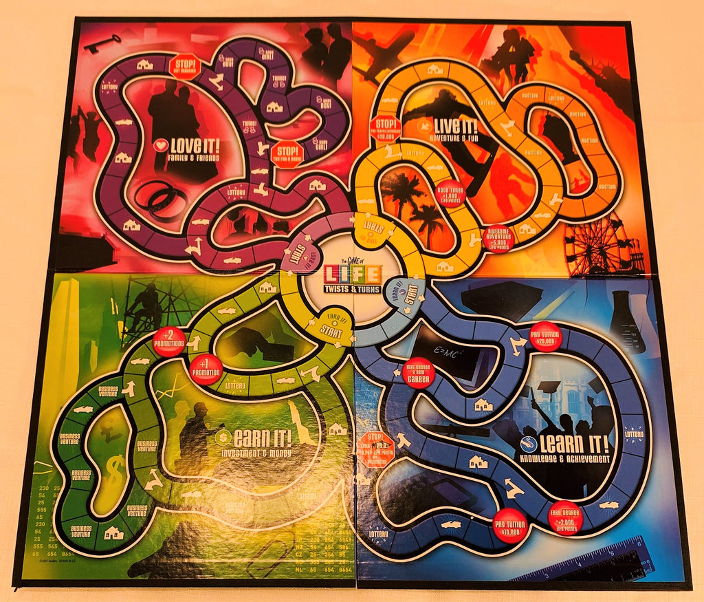 The Game of Life: Twists & Turns, Board Game